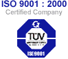 ISO 9001 : 2000 certified Company